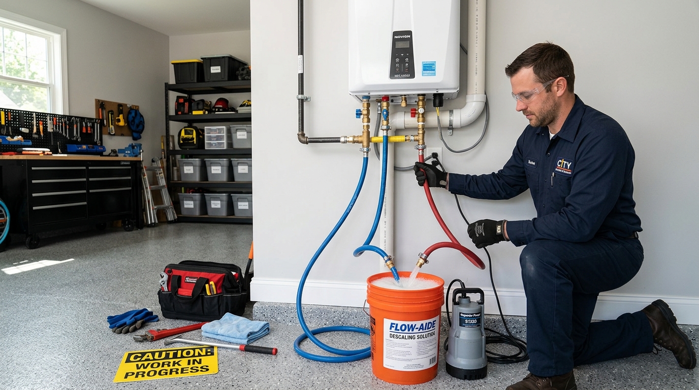 Tankless Descaling Flush